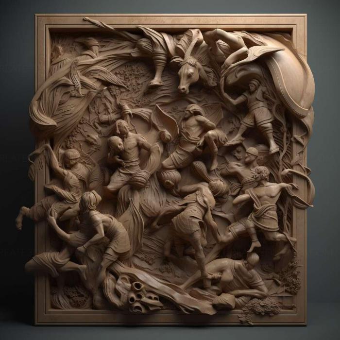 نموذج ثلاثي الأبعاد لآلة CNC 3D Art 